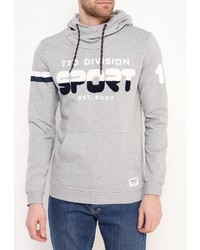 Мужской серый худи от Tom Tailor Denim