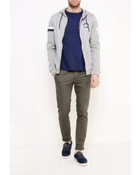 Мужской серый худи от Tom Tailor Denim