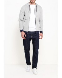 Мужской серый худи от Tom Tailor Denim