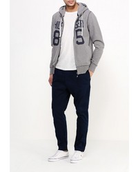 Мужской серый худи от Tommy Hilfiger