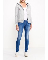 Женский серый худи от Tommy Hilfiger Denim