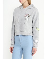 Женский серый худи от Topshop