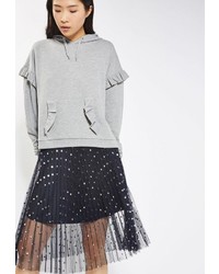 Женский серый худи от Topshop