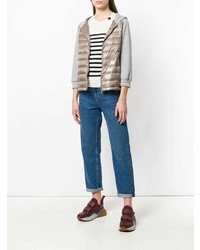 Женский серый худи от Herno