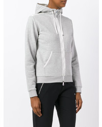 Женский серый худи от Moncler