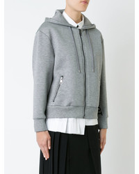 Женский серый худи от Neil Barrett