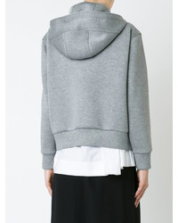 Женский серый худи от Neil Barrett