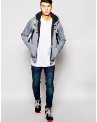 Мужской серый худи от Brave Soul