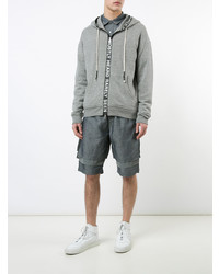 Мужской серый худи от Mostly Heard Rarely Seen