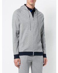 Мужской серый худи от BOSS HUGO BOSS