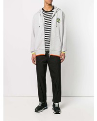 Мужской серый худи от Versus