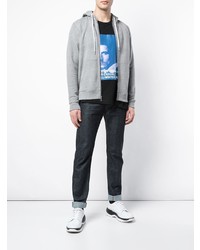 Мужской серый худи от John Elliott