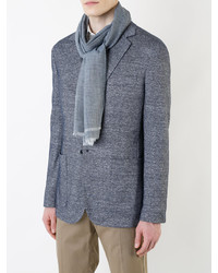 Мужской серый шарф от Cerruti