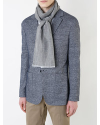 Мужской серый шарф от Cerruti