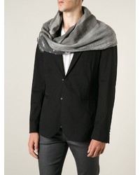 Мужской серый шарф от John Varvatos
