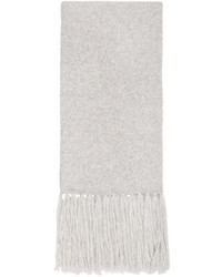 Мужской серый шарф от AMI Alexandre Mattiussi