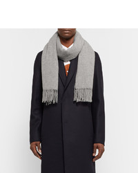 Мужской серый шарф от Acne Studios