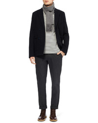 Мужской серый шарф от J.Crew