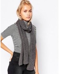 Женский серый шарф от Cheap Monday