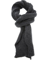 Женский серый шарф от Dolce & Gabbana