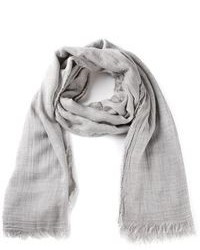 Мужской серый шарф от Faliero Sarti