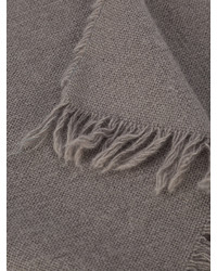 Мужской серый шарф от Rick Owens