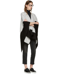 Женский серый шарф от Rag & Bone