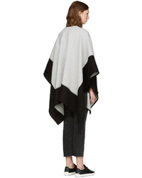 Женский серый шарф от Rag & Bone