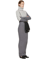 Женский серый шарф от Stella McCartney