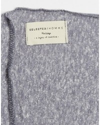 Мужской серый шарф от Selected