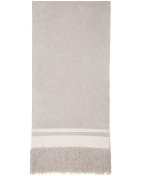 Женский серый шарф от Isabel Marant