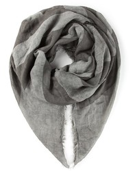 Мужской серый шарф от John Varvatos