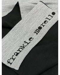 Мужской серый шарф от Frankie Morello