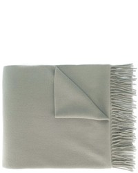 Женский серый шарф от MAISON KITSUNE