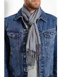 Мужской серый шарф от Modis