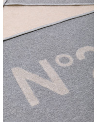 Мужской серый шарф от No.21