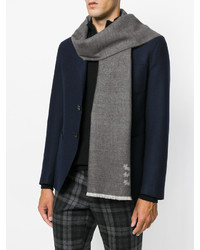 Мужской серый шарф от Pringle