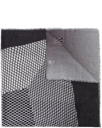 Женский серый шарф от Pierre Hardy