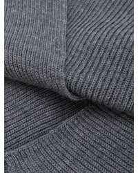 Мужской серый шарф от Canali