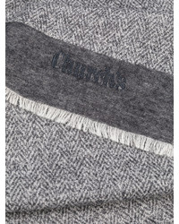 Мужской серый шарф от Church's