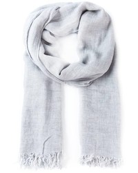Женский серый шарф от Vince