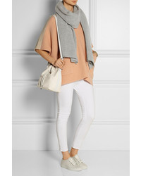 Женский серый шарф от The Elder Statesman