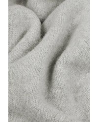 Женский серый шарф от The Elder Statesman