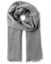 Женский серый шарф