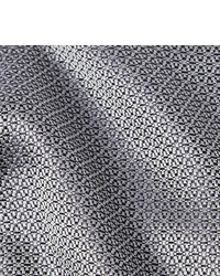 Мужской серый шелковый галстук от Canali