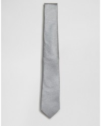Мужской серый шелковый галстук от Asos