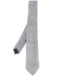 Мужской серый шелковый галстук от fe-fe