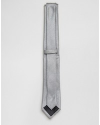 Мужской серый шелковый галстук от Asos