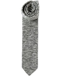 Серый шерстяной галстук