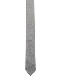 Мужской серый шерстяной галстук от Thom Browne